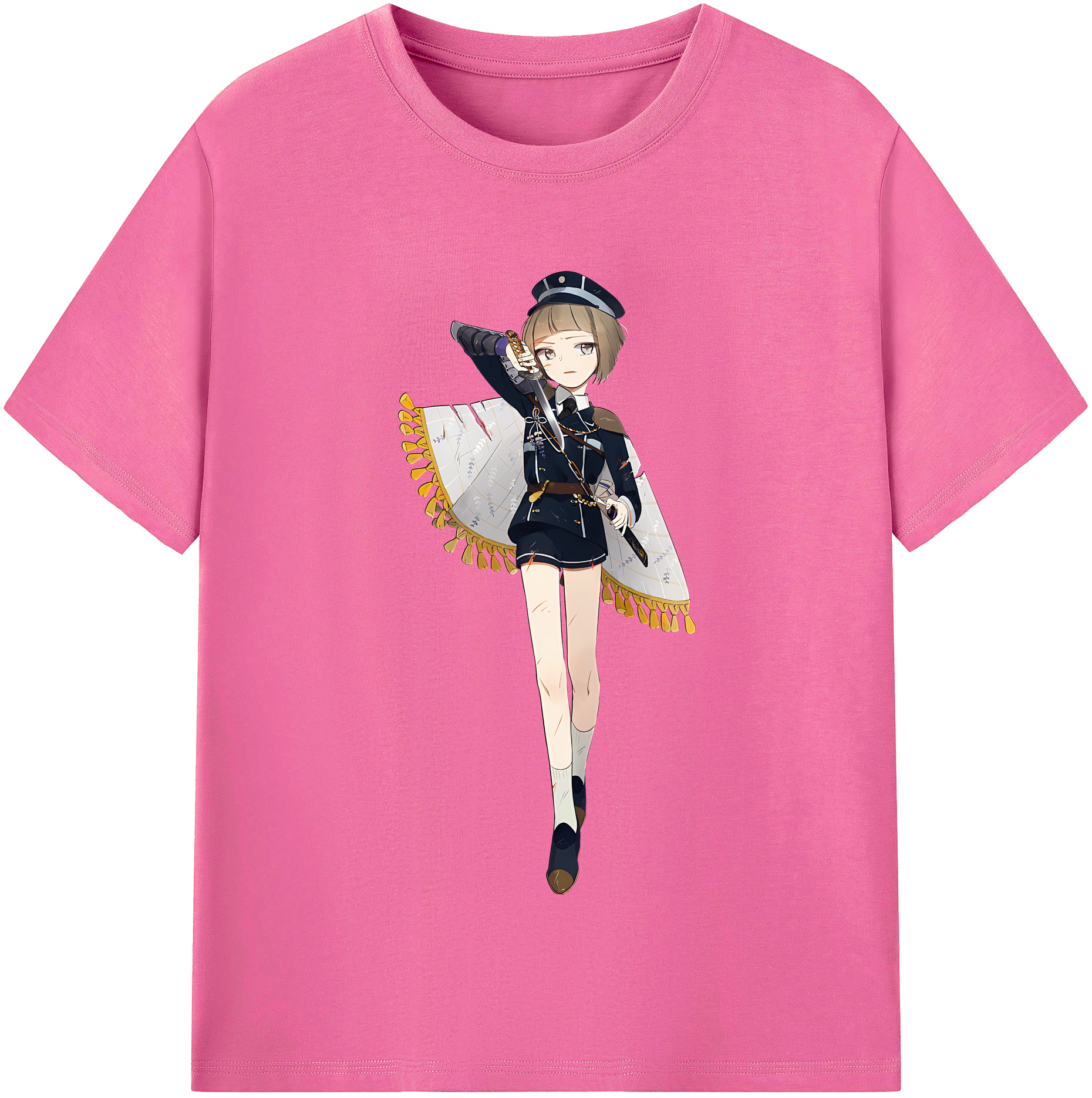 （画像用） 刀剣乱舞 Touken Ranbu レディースカジュアルプリントTシャツ（綿100％）